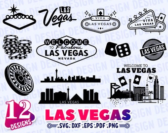 Las Vegas Svg Etsy