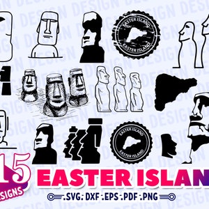 ILHA DE PÁSCOA SVG, ilha de páscoa, cabeças da ilha de páscoa, estátua da ilha de páscoa, clipart de páscoa, camisa de páscoa, estátua de páscoa svg,svg páscoa,svg
