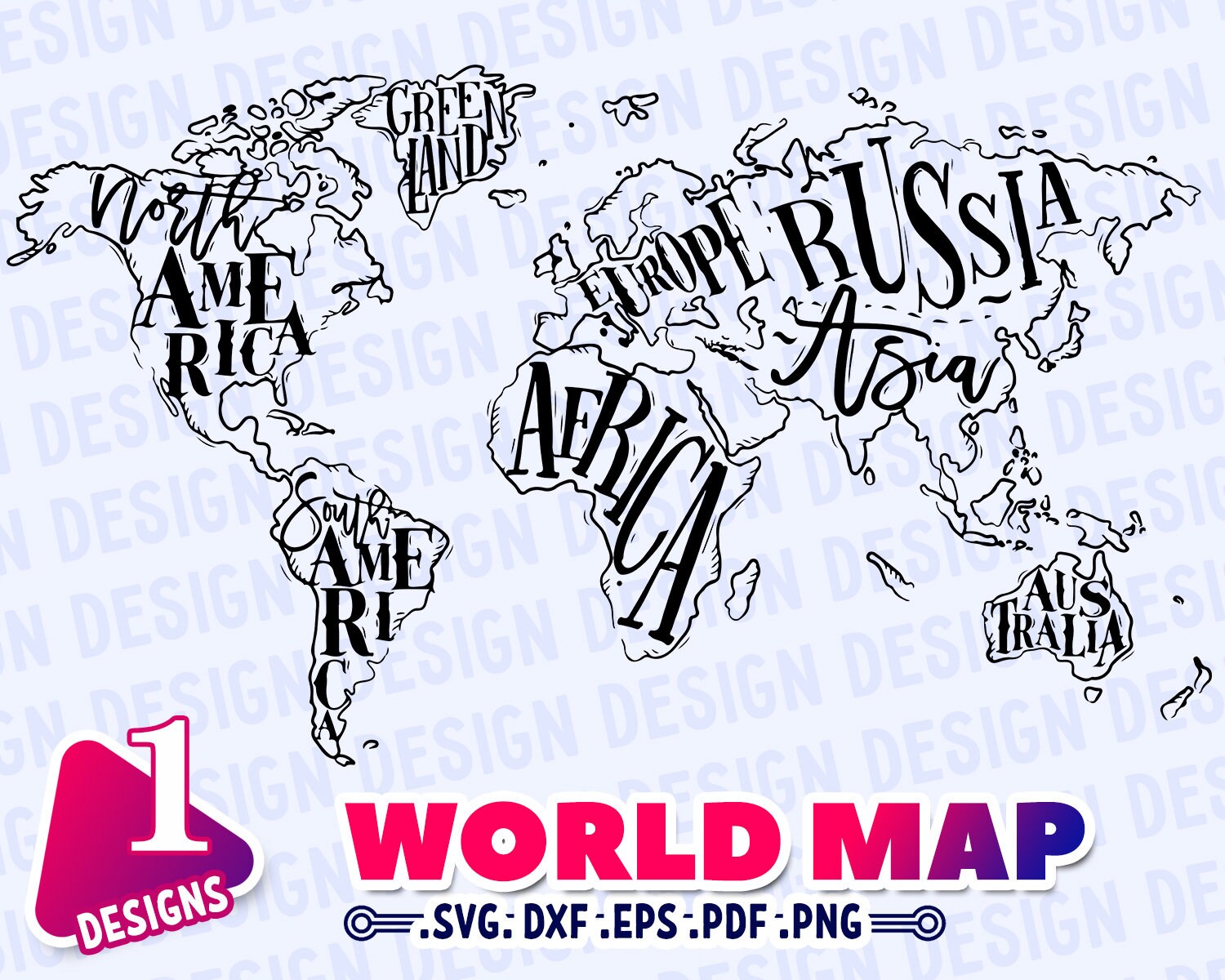 Download World Map Svg World Map Clipart World Map World Map Etsy
