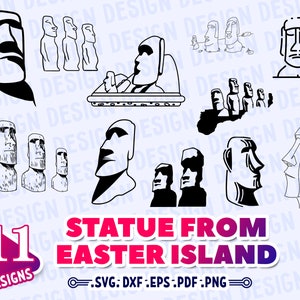 Easter Island Moai clipart. Free download transparent .PNG