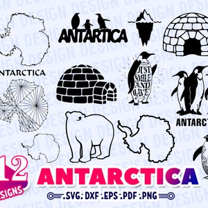 ANTARCTICA SVG, antarctica norway svg, penguin svg, antarctica cricut, antarctica cut file, antarctica clipart, antarctic travel svg, decal