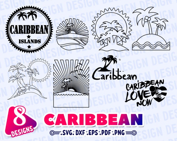 Download Caribbean Svg Ocean Svg Caribbean Beach Svg Vacation Svg Etsy