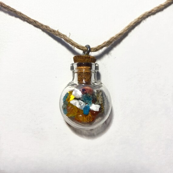Gemini Crystal Jewelry Necklace With 