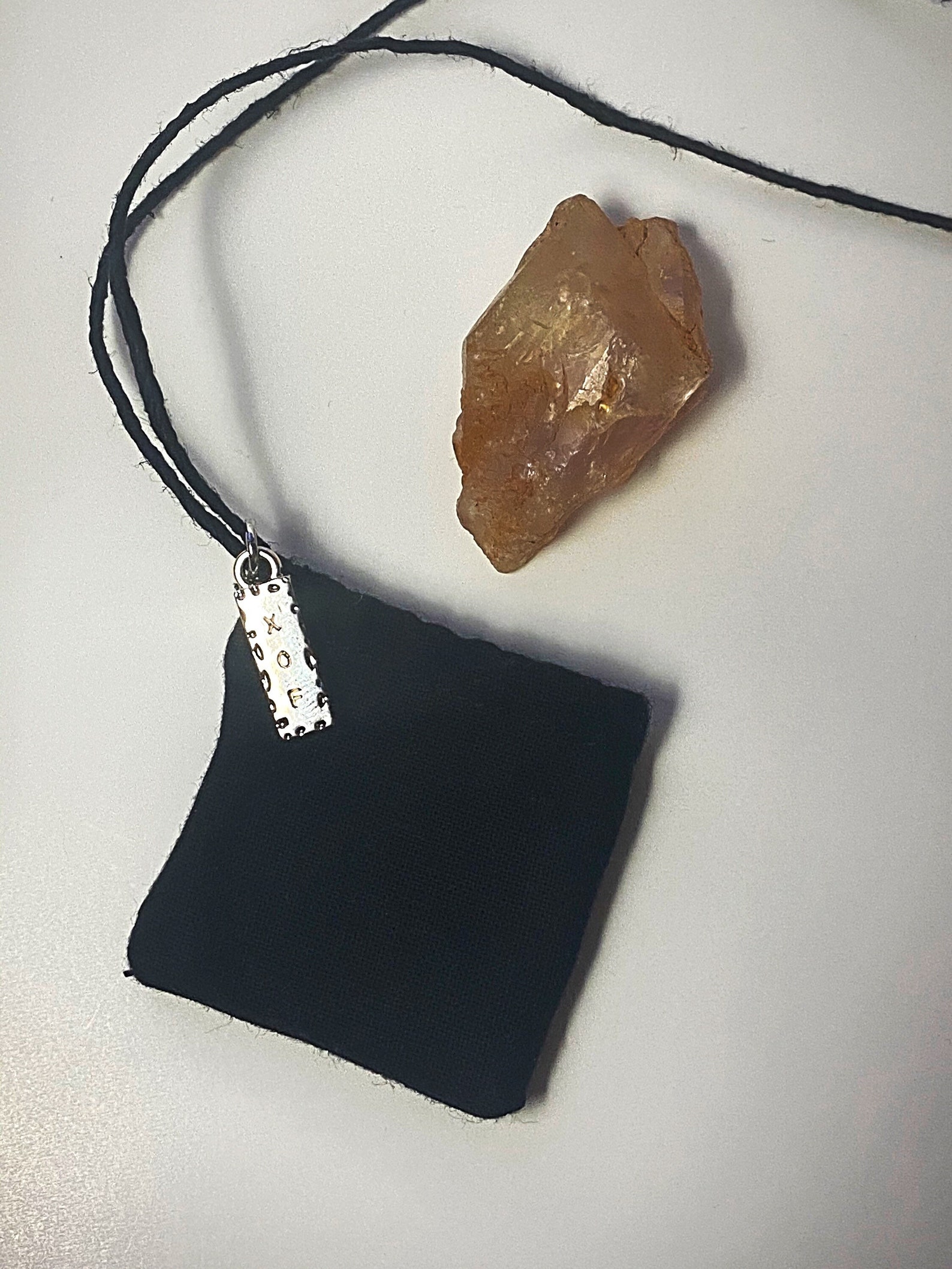 Crystal Pouch Necklace Drawstring MINI Etsy