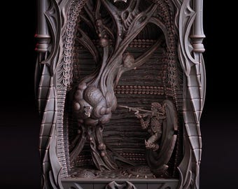 Diorama "Cosmic Crossing" • 32mm • Tabletop • Fantasy • D&D • Dungeons and Dragons • Pathfinder • DSA • Flesh of Gods