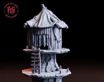 Sumpfhütte (Scenery) • 28mm • Tabletop • Fantasy • D&D • Dungeons and Dragons • Pathfinder • DSA • Flesh of Gods