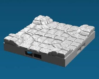 Kanalboden - X-Rinne, Abwasserkanal - Gelände, Terrain - 28/32mm Tabletop Gaming - Ultimate Dragonlock