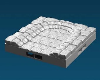 Kanalboden - Rinnenende, Abwasserkanal - Gelände, Terrain - 28/32mm Tabletop Gaming - Ultimate Dragonlock