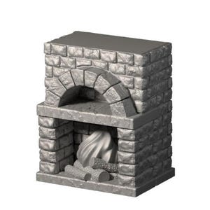LED - Cucina - Stampato in 3D - Illuminato - Fat Dragon Games 28 mm - Ultimate Dragonlock - Scenario - Terreno