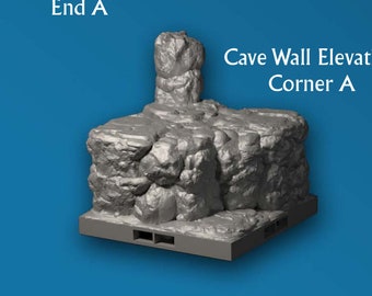 Höhle - Erhöhung Ecke außen