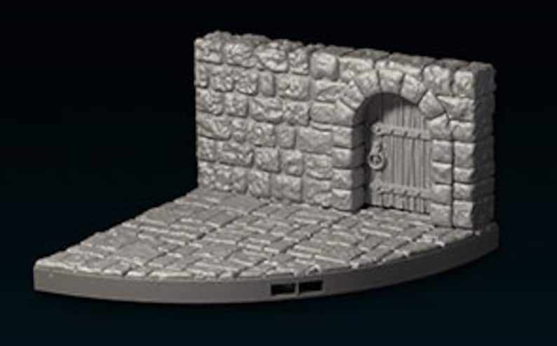 Tower of Terror innere Wände, Treppen etc. 3D gedrucktes Gelände von Fat Dragon Games, Ultimate Dragonlock Scenery Terrain 28mm Tabletop Wand, Tür, Castle