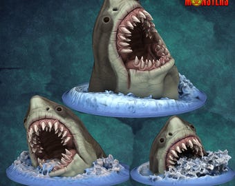 Tiefsee-Haie – Ocean Pack Edition • 32mm • Print Your Monsters