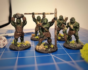 Oger Miniaturen 28mm aus Resin für Tabletop von Fat Dragon Games