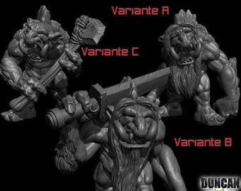 Schnee Trolle • 32mm • Tabletop • Fantasy • Gaming • D&D • Dungeons and Dragons • Pathfinder • DSA Duncan Shadow