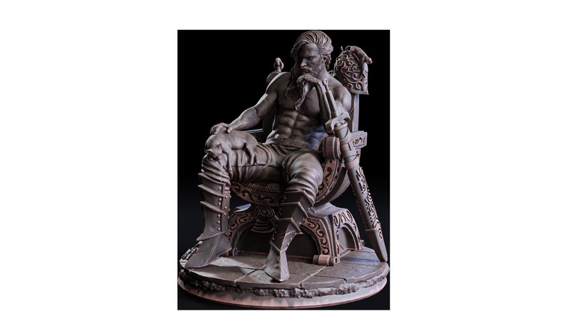 Duty-bound Knight by Alizarin Pierce 32mm Tabletop Fantasy D&D Dungeons and Dragons Pathfinder DSA Flesh of Gods Bild 2