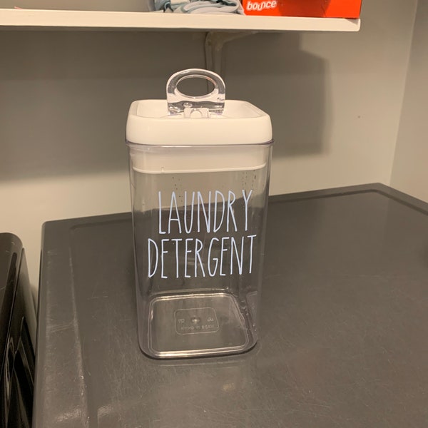 Laundry Detergent Container Etsy