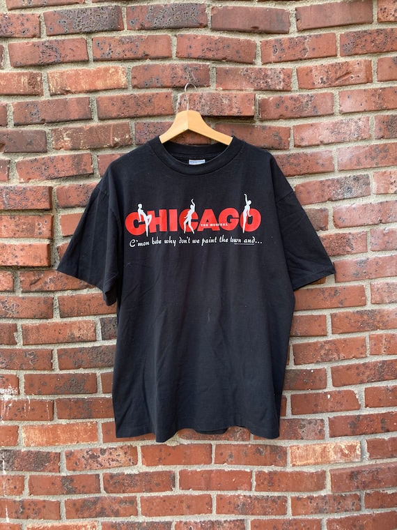 Vintage 1996 Chicago Broadway Musical shirt