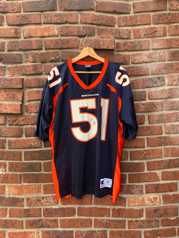 Vintage Denver Broncos John Mobley Champion footba