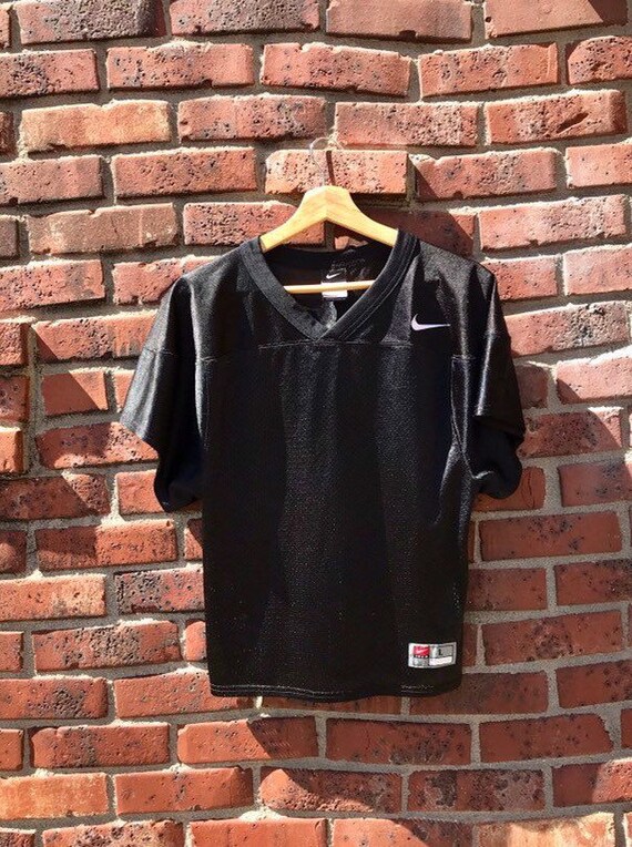 black nike football shirt