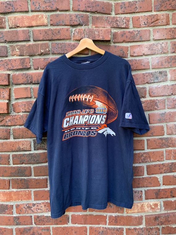 Vintage Denver Broncos Logo Athletic shirt. 1998 … - image 1