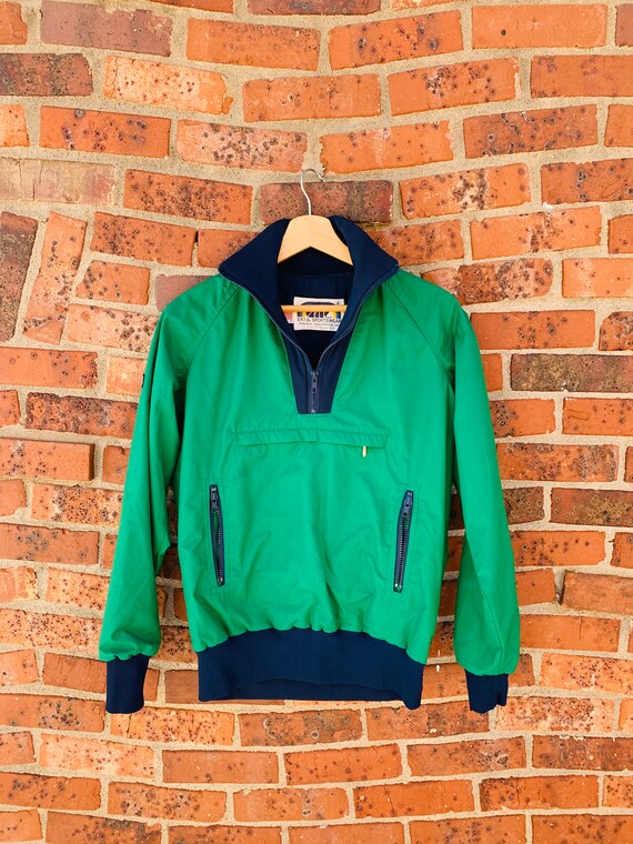 80s AFRC ski and sportswear green jacket