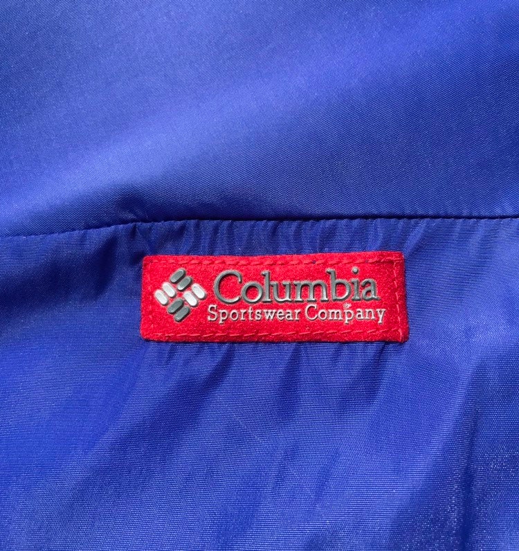 90s Vintage Columbia Reversible Blue/red Coat large - Etsy