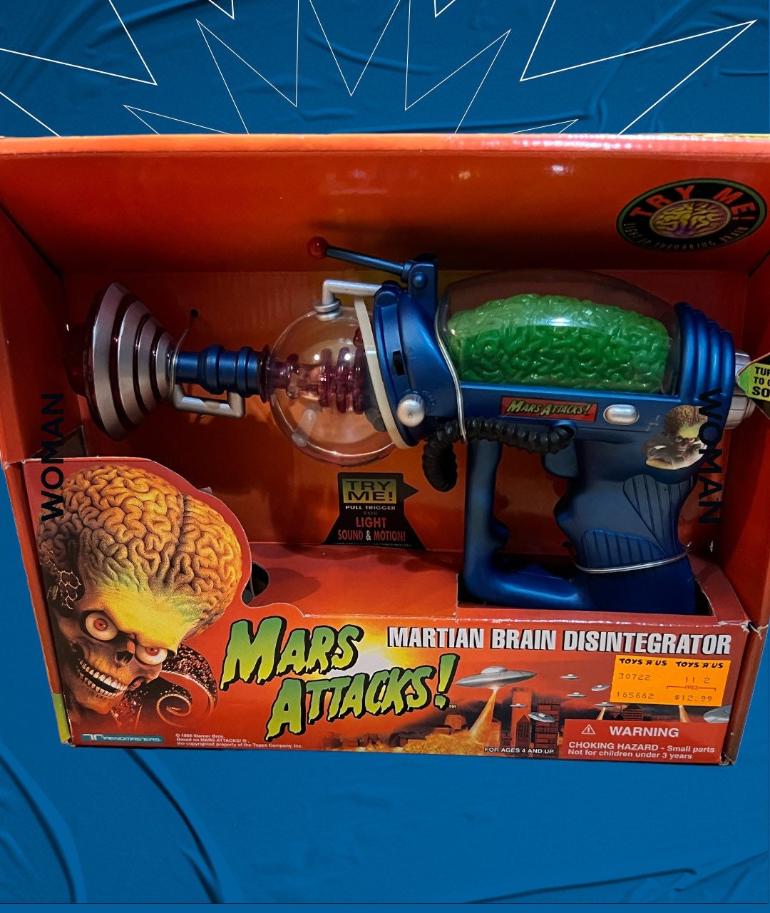 SF・ファンタジー・ホラー 1996 Mars Attacks! BRAIN DISINTEGRATOR Trendmasters 1996 Mars Attacks Martian Brain Disintegrator