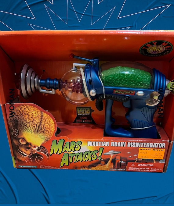 Mars Attacks Martian Brain Disintegrator Toy Ray Gun - Etsy