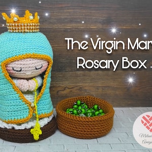 The Virgin Mary Rosary Box Amigurumi Pattern