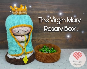 The Virgin Mary Rosary Box Amigurumi Pattern