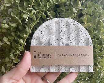 Tataouine Soap Dish | Soap Holder | Soap Tray | Bathroom Decor | Speckle