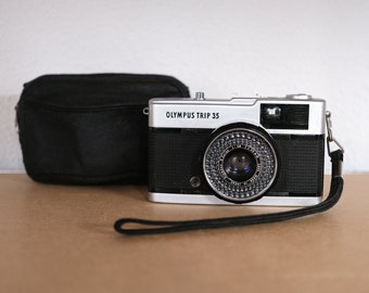 Olympus trip 35 vintage Rangefinder Film 35mm Camera with case
