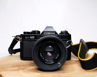 Cosina CT-10 Vintage Arbeitskamera mit Cosinon-S 1,8/50mm Objektiv