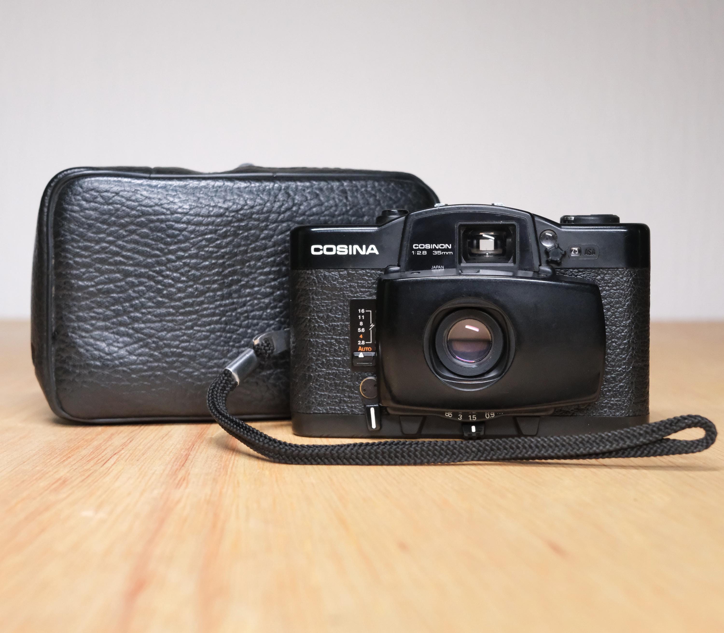 ビンテージ コシナ CX-2 35mm フィルムカメラ（ケース付き） - 動作