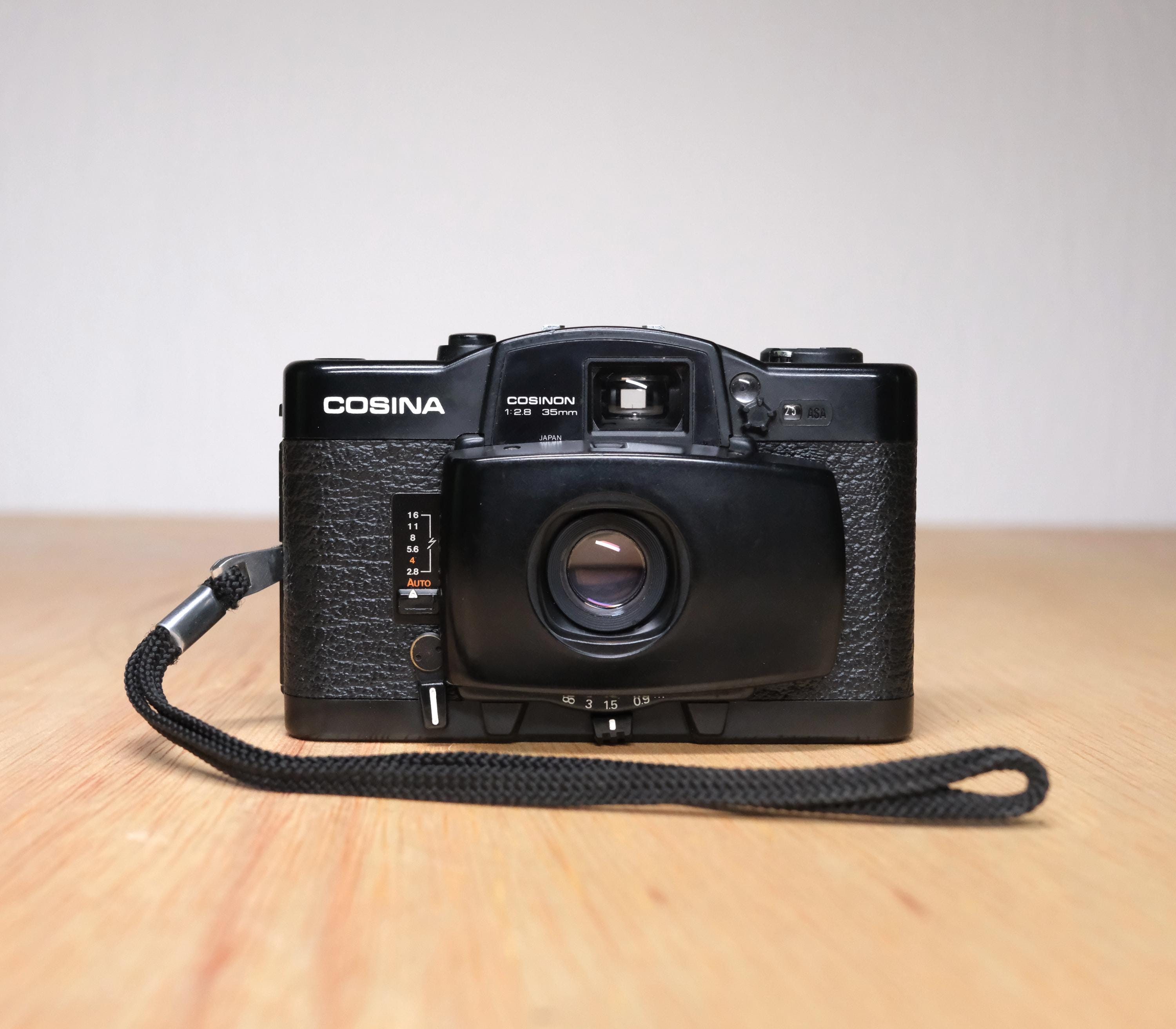 ビンテージ コシナ CX-2 35mm フィルムカメラ（ケース付き） - 動作
