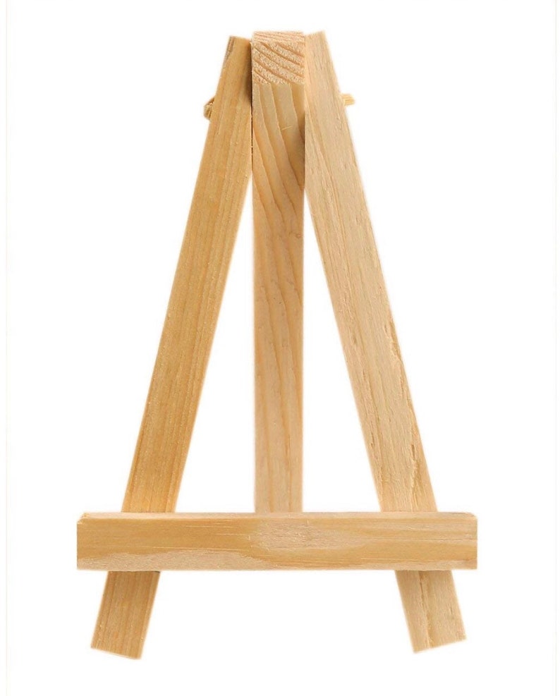 5 Inch Mini Wooden Easels Etsy