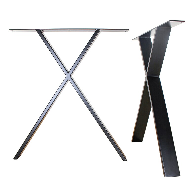 Gold Dining Table Legs Steel Table Legs X Shape Metal Table Etsy