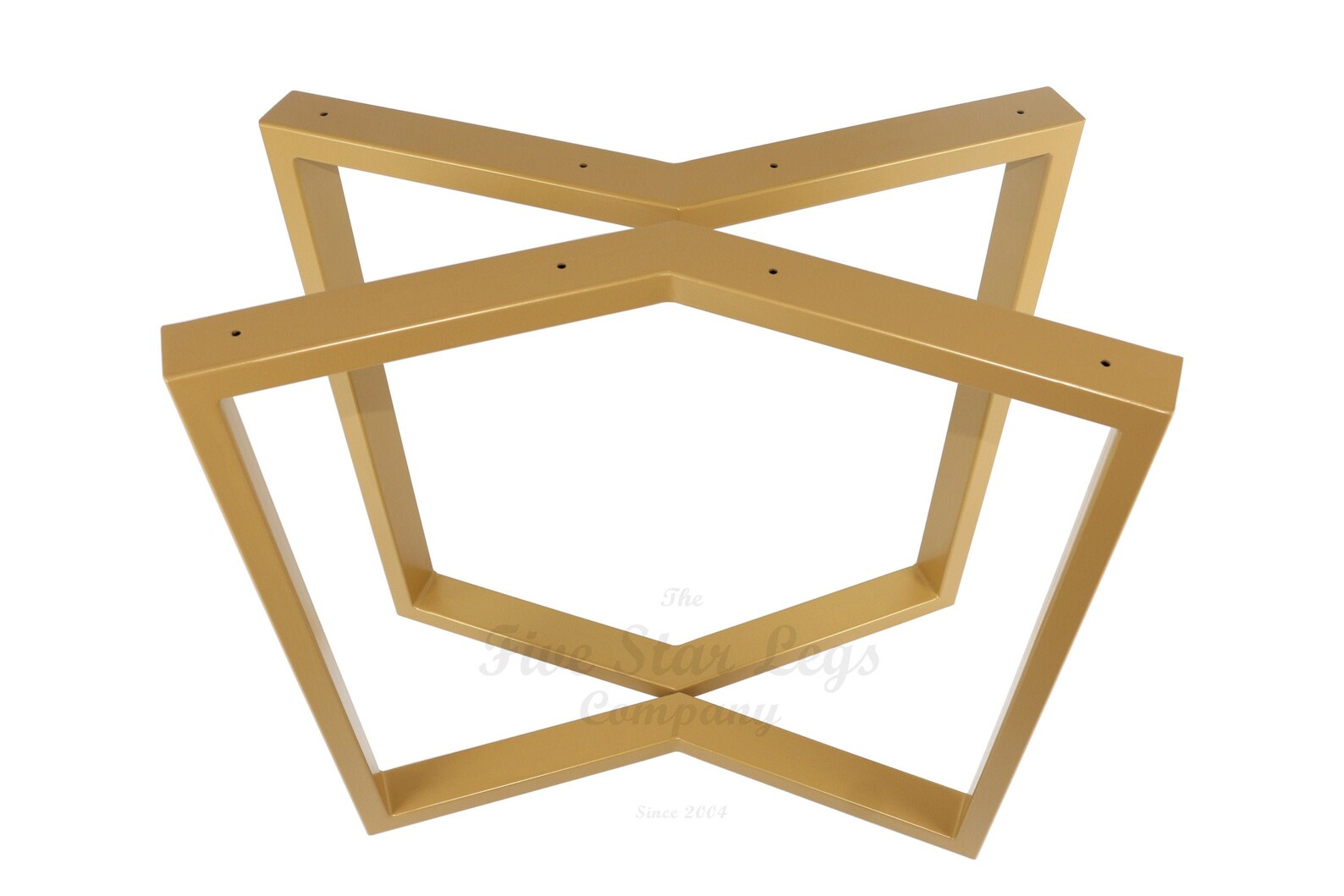 Gold Table Legs Metal Table Legs Set of 2 Dining Table Legs Etsy