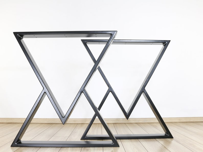 Metal Dining Table Legs Heavy Duty Steel Table Legs Kitchen Etsy