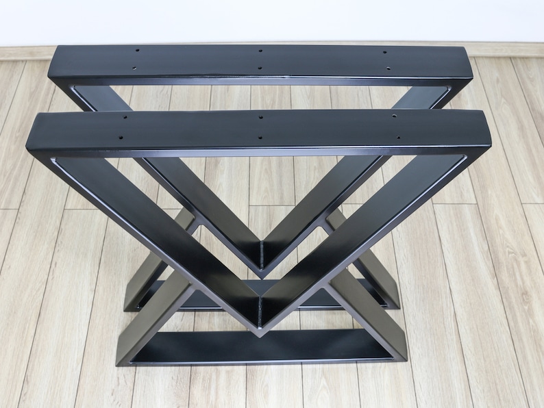 Metal Dining Table Legs Heavy Duty Steel Table Legs Kitchen Etsy