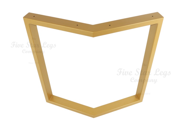 Gold Table Legs Metal Table Legs Set of 2 Dining Table Legs Etsy