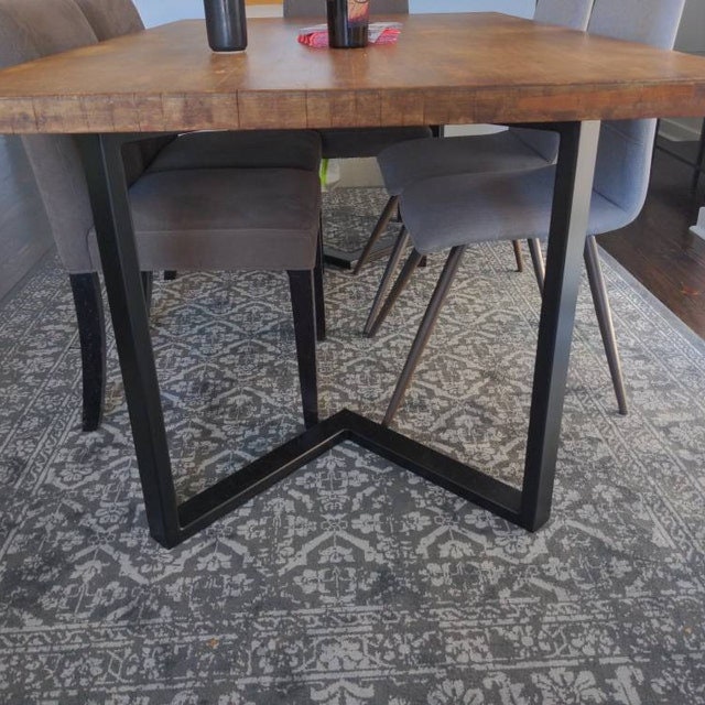 Dining Table Legs Glass Table Legs Kitchen Table Legs Steel Etsy