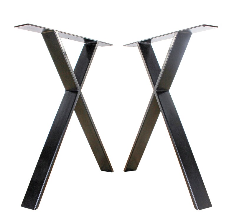 Gold Dining Table Legs Steel Table Legs X Shape Metal Table Etsy