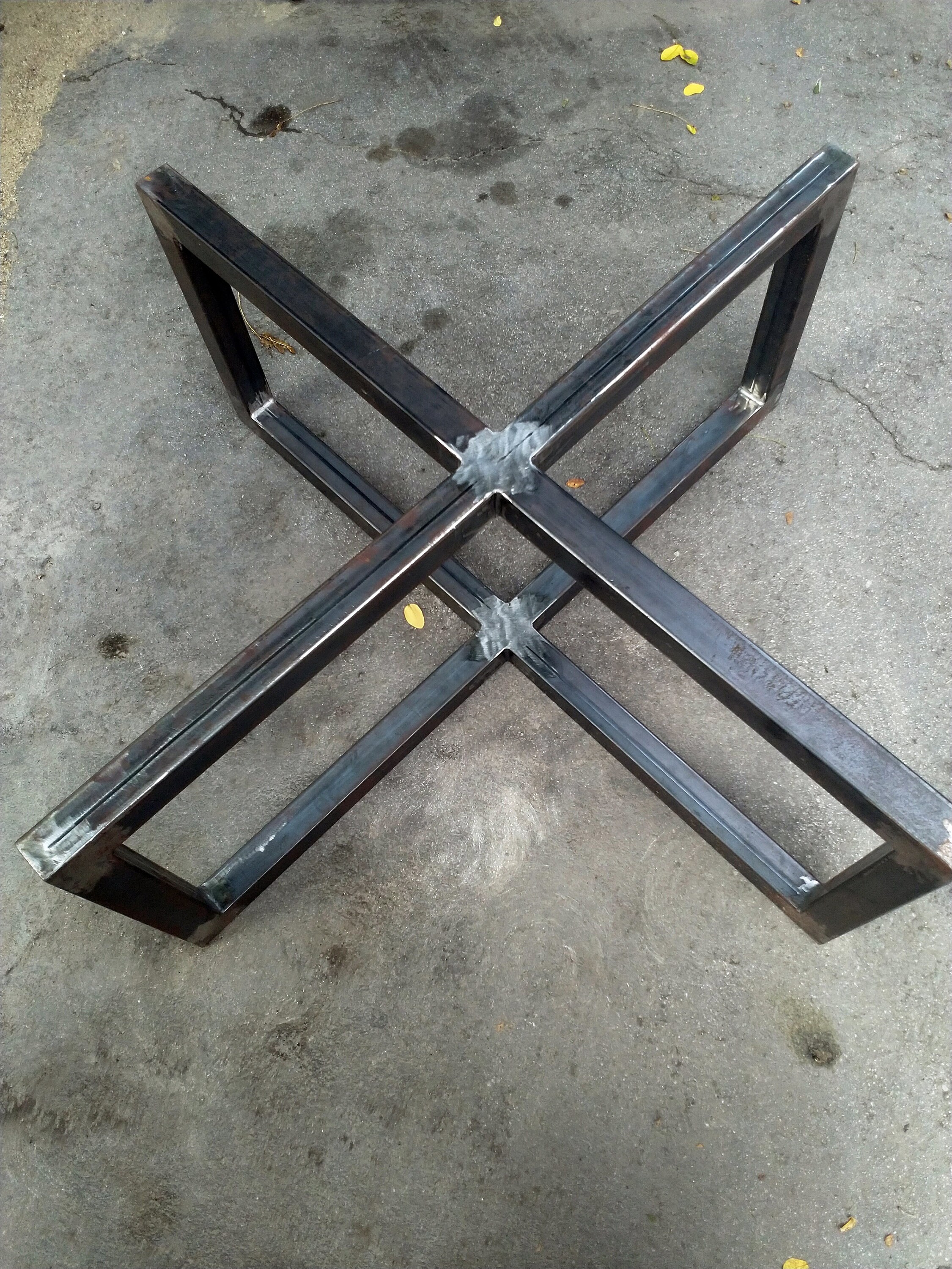 Metal Round Dining Table Legs Steel Kitchen Round Table Base Etsy