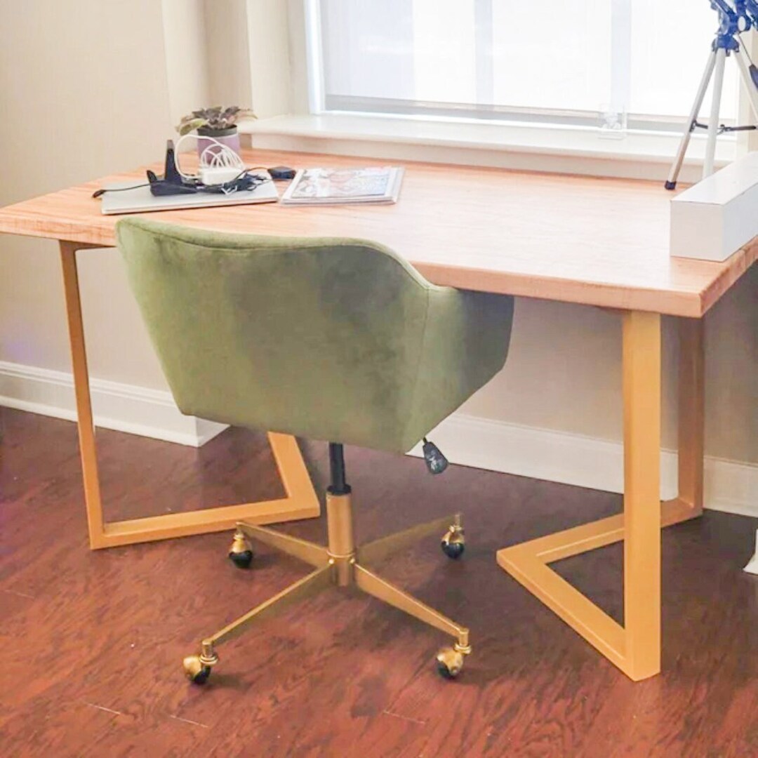 Metal Desk Legs, Steel Desk Legs, Office Desk Legs, Home Office Desk