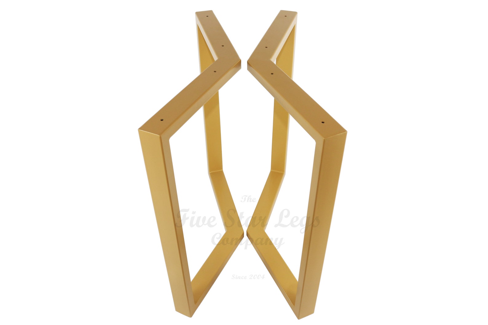 Gold Table Legs Metal Table Legs Set of 2 Dining Table Legs Etsy