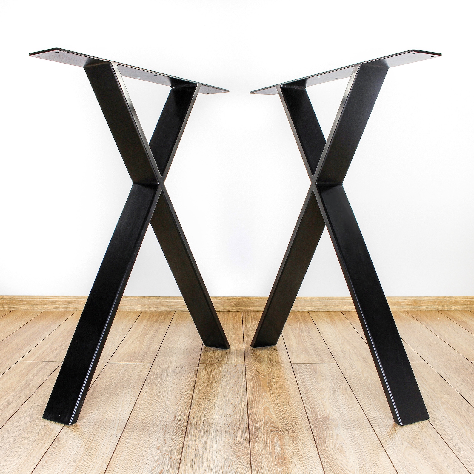 Metal Desk Legs Home Office Desk Legs Set of 2 Steel Desk Etsy