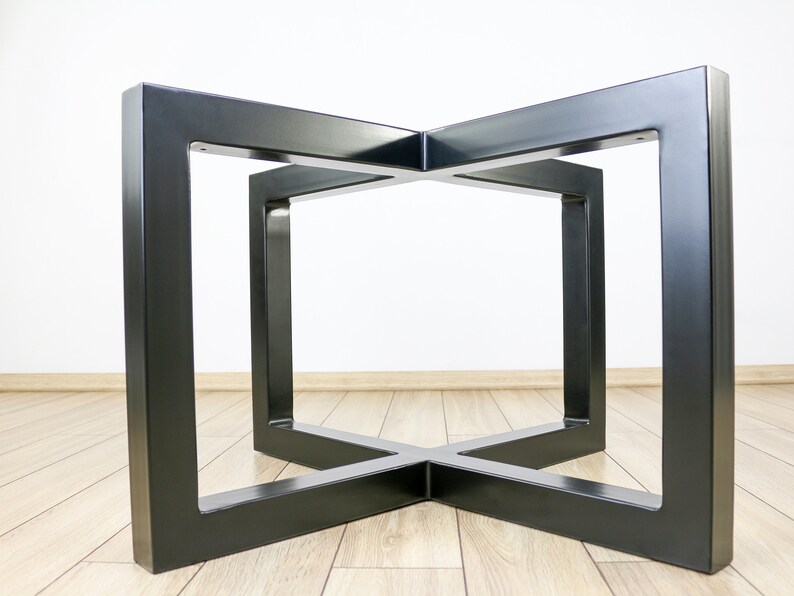 Coffee Table Leg for Round Table Top Steel Coffee Table Leg Etsy