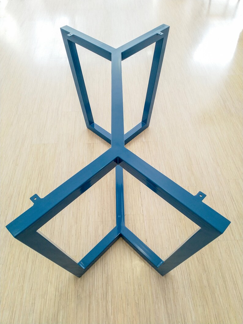 Metal Table Base Glass Table Base Dining Table Base Black Etsy