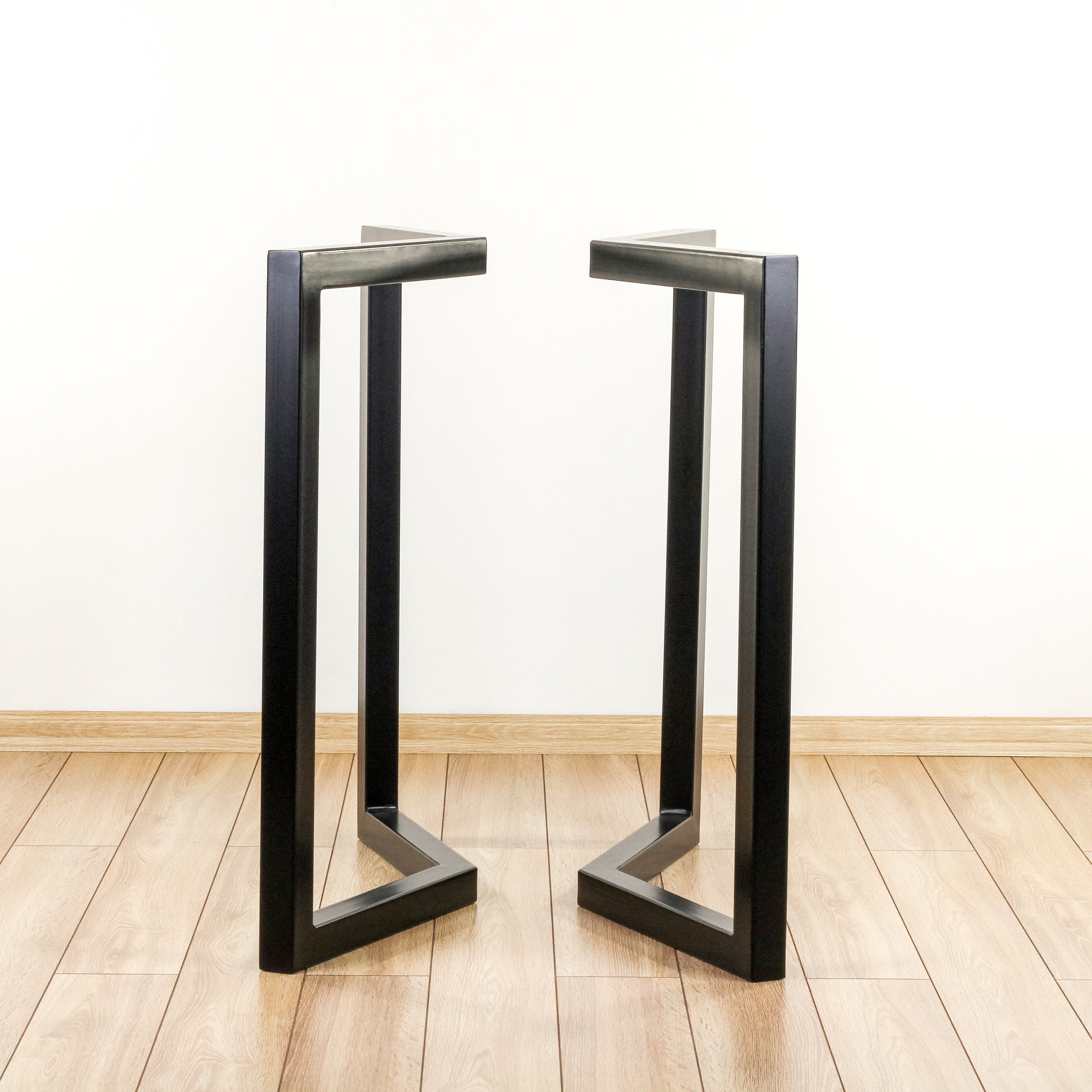 V Shape Steel Table Legs Set of 2 Metal Table Legs L Shape Etsy Canada